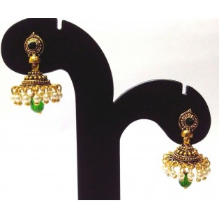 Golden Oxidized Earrings Jhumka Jhumki Bolly Imitation Jewelry Drop Dangle EA120